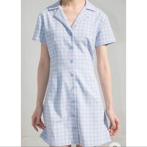 Brandy Melville plaid Gianna dress